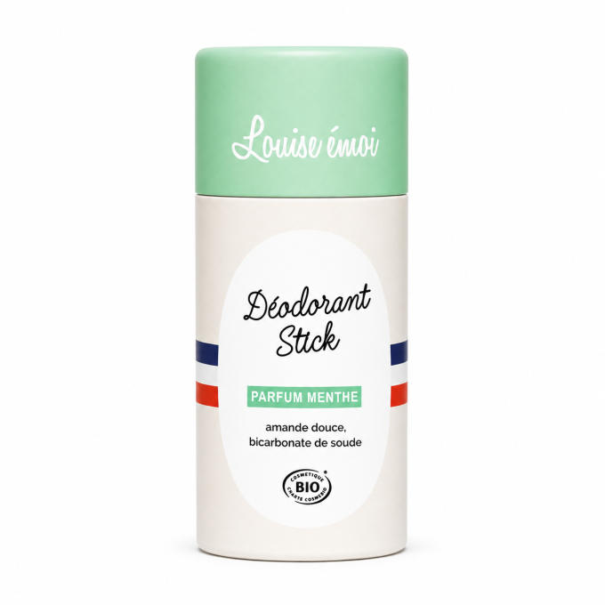 Déodorant Stick Bio Parfum Menthe Louise Émoi 50 ml – Fraîcheur Naturelle