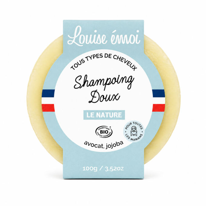 Shampoing Solide Bio Le Nature Louise Émoi 100 g – Sans Huiles Essentielles